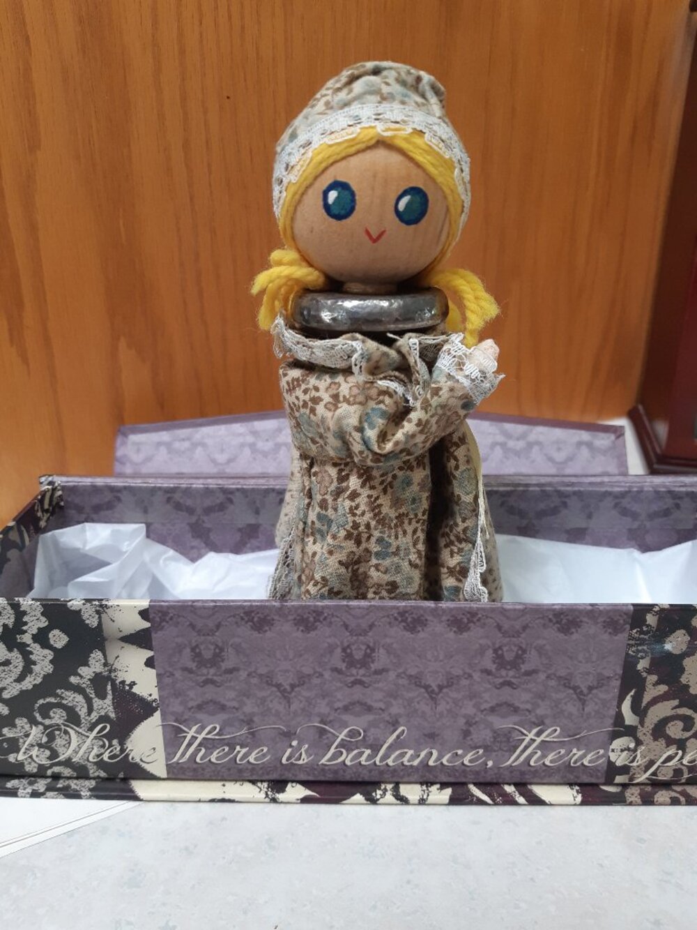 Original Vintage Handmade Serendipity Bobbin Doll